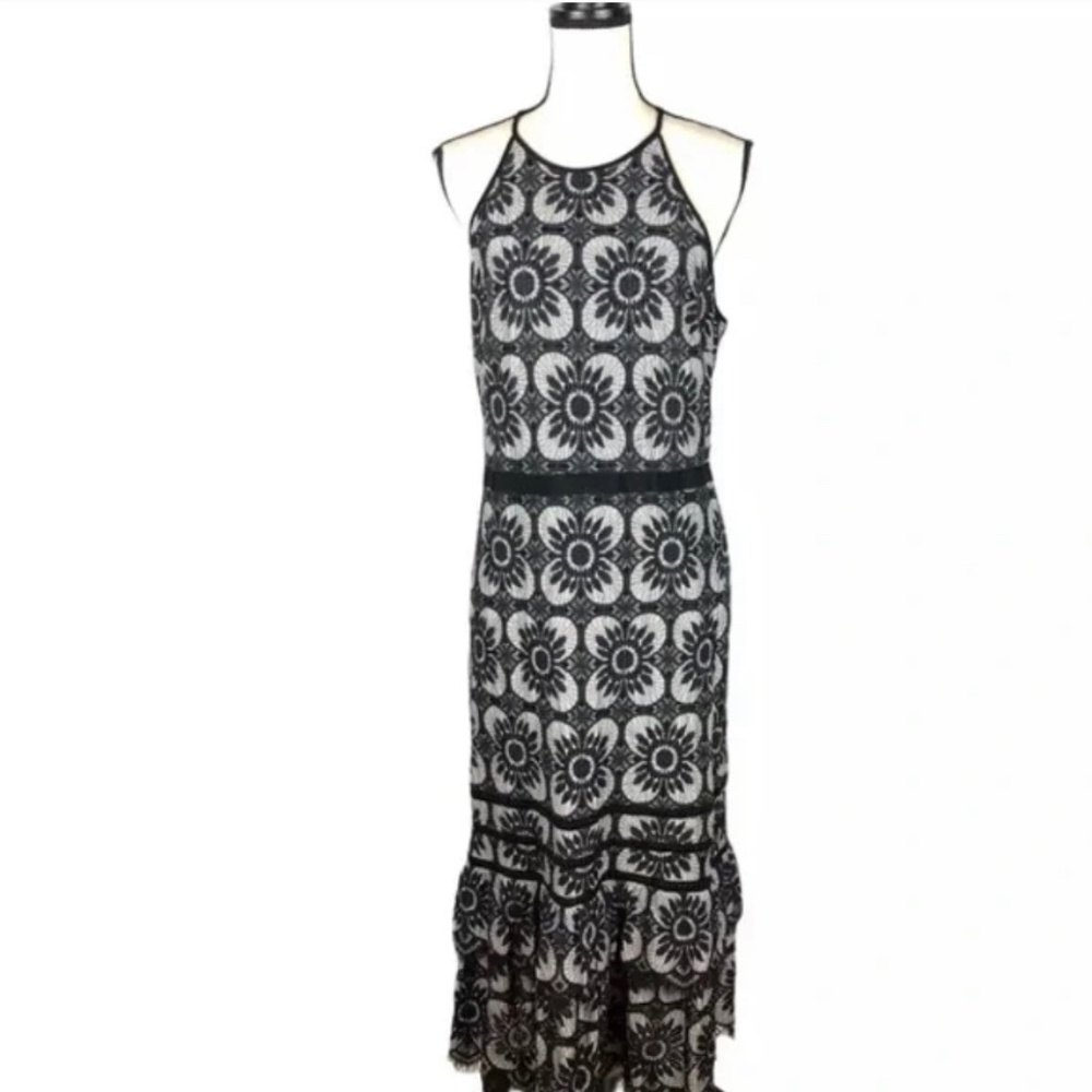 NWT Banana Republic Halter MIDI Dress  size 14 weddings special occasions